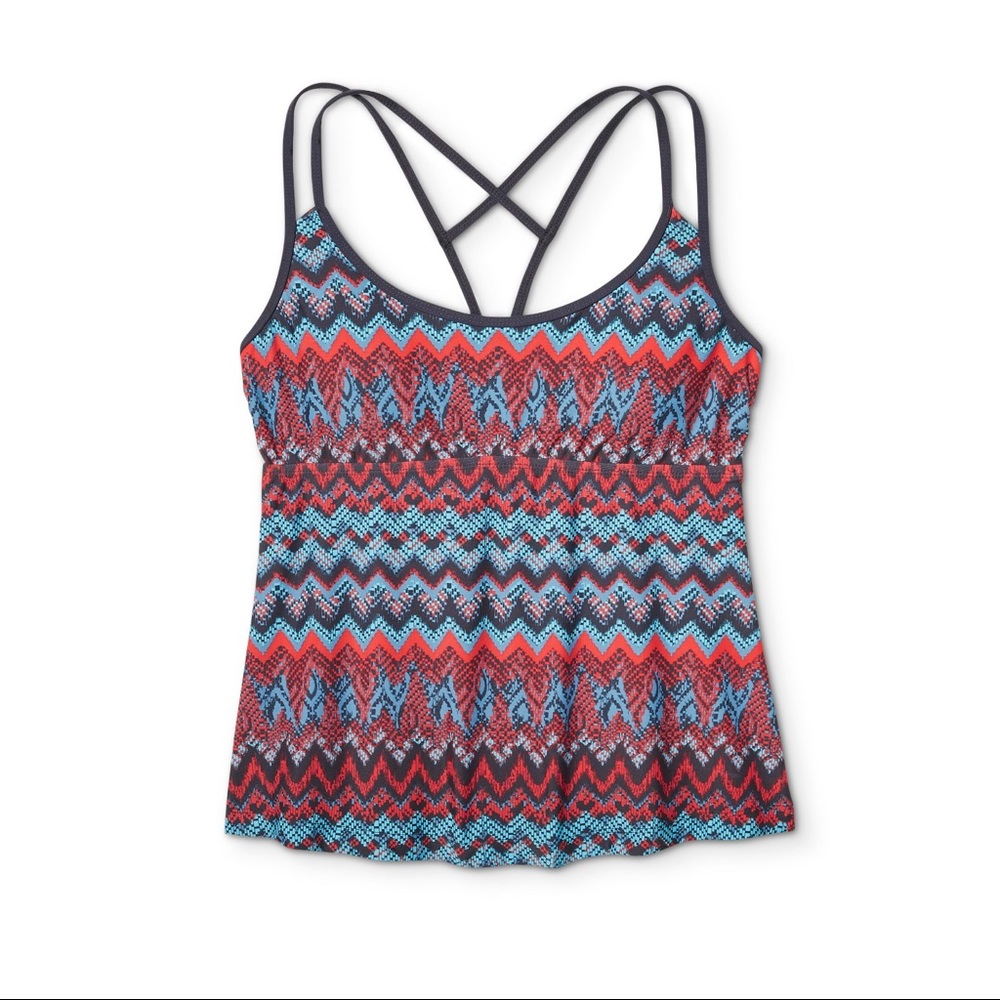 🌊NWT Mossimo Slate Multi Racerback Tankini🌊 - Picture 7 of 8